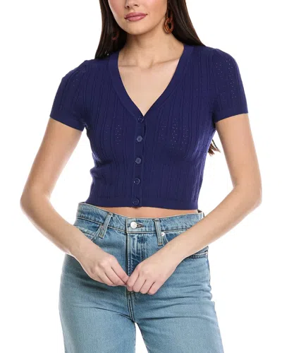 Free People Cassie Cardigan In Blue