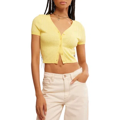 FREE PEOPLE FREE PEOPLE CASSIE CROP CARDIGAN