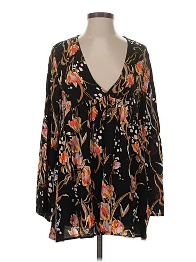 Pre-owned Free People Casual Dress In Black