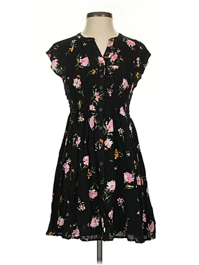 Pre-owned Free People Casual Dress In Black