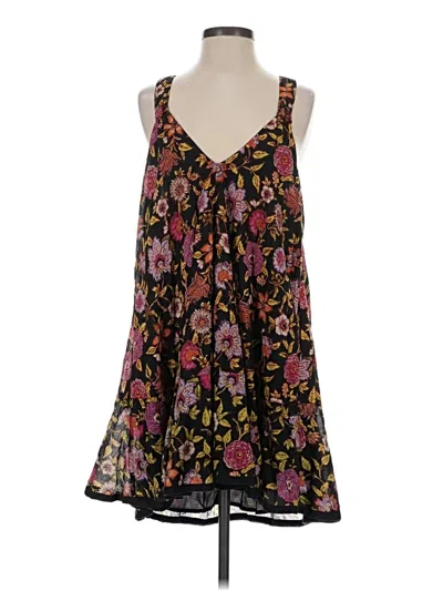 Pre-owned Free People Casual Dress In Black