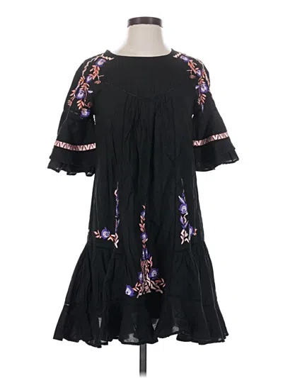Pre-owned Free People Casual Dress In Black
