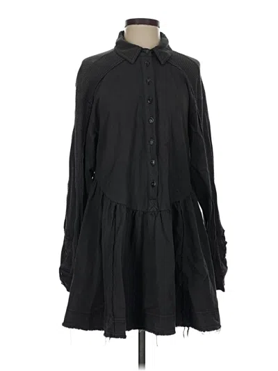 Pre-owned Free People Casual Dress In Black