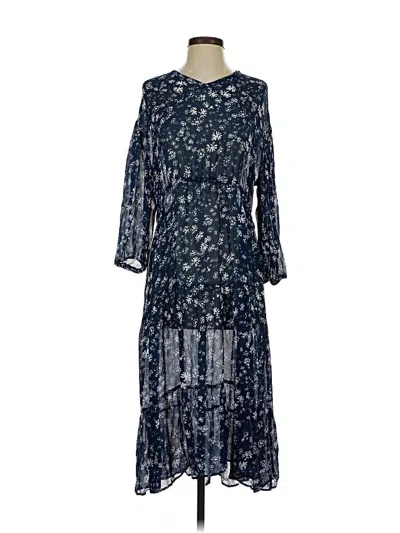 Pre-owned Free People Casual Dress In Blue