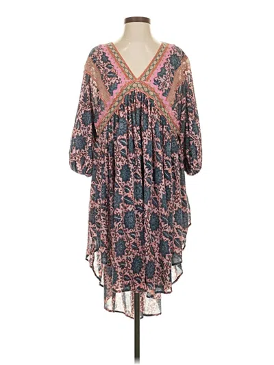 Pre-owned Free People Casual Dress In Blue