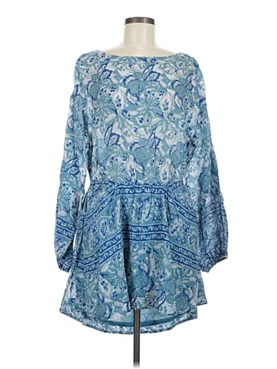Pre-owned Free People Casual Dress In Blue