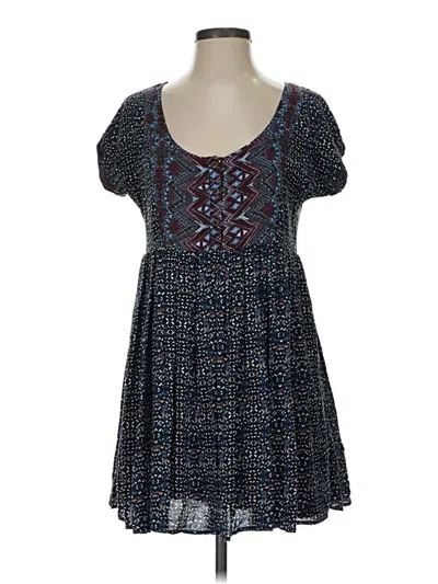Pre-owned Free People Casual Dress In Blue