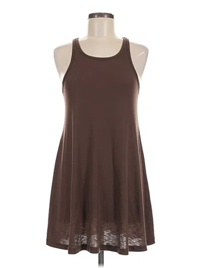 Pre-owned Free People Casual Dress In Brown