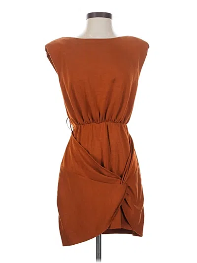 Pre-owned Free People Casual Dress In Brown
