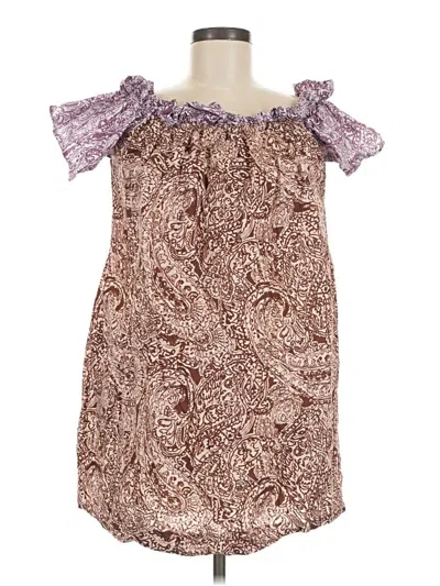 Pre-owned Free People Casual Dress In Brown