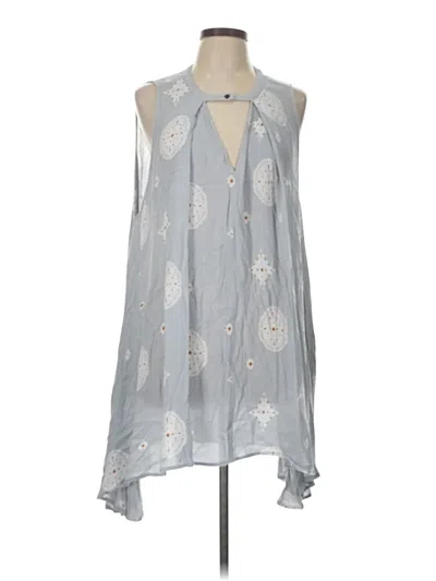 Pre-owned Free People Casual Dress In Gray