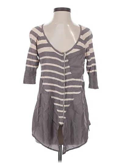 Pre-owned Free People Casual Dress In Gray