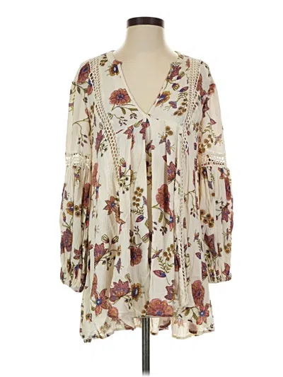 Pre-owned Free People Casual Dress In Ivory