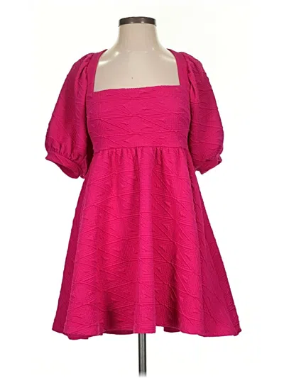 Pre-owned Free People Casual Dress In Pink