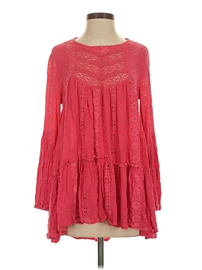 Pre-owned Free People Casual Dress In Red