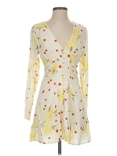 Free People Casual Dress In Yellow