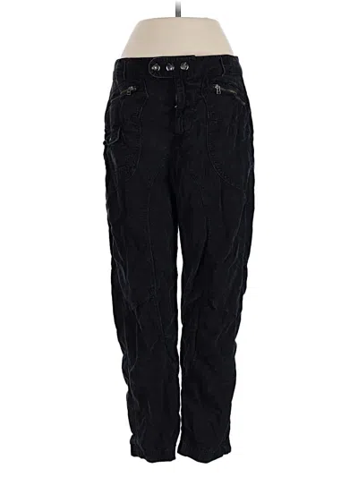 Pre-owned Free People Casual Pants In Black