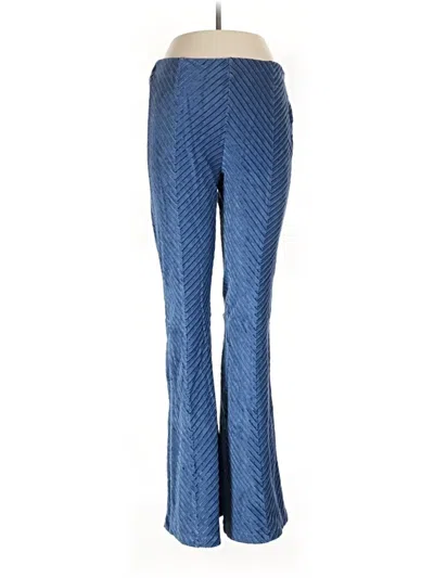 Pre-owned Free People Casual Pants In Blue
