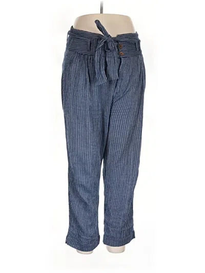 Pre-owned Free People Casual Pants In Blue