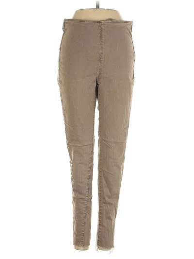 Pre-owned Free People Casual Pants In Brown