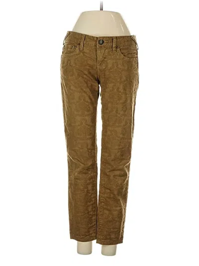 Pre-owned Free People Casual Pants In Brown