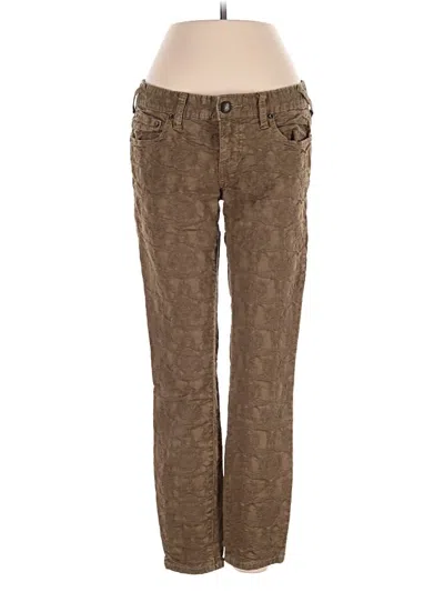 Pre-owned Free People Casual Pants In Brown