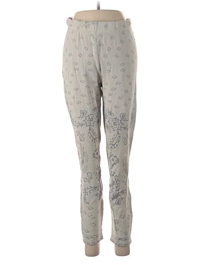 Pre-owned Free People Casual Pants In Gray