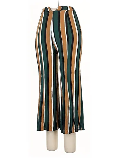 Pre-owned Free People Casual Pants In Green