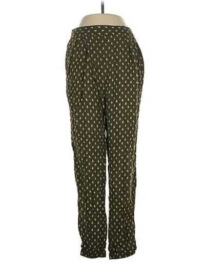 Pre-owned Free People Casual Pants In Green