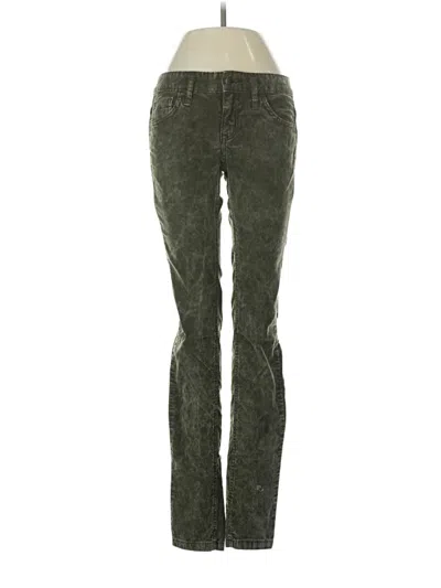 Pre-owned Free People Casual Pants In Green