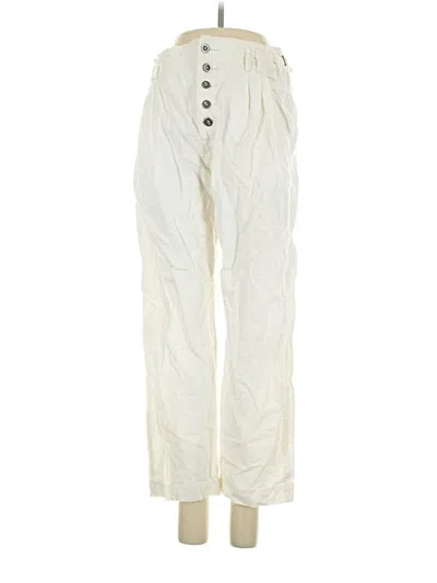 Pre-owned Free People Casual Pants In Ivory