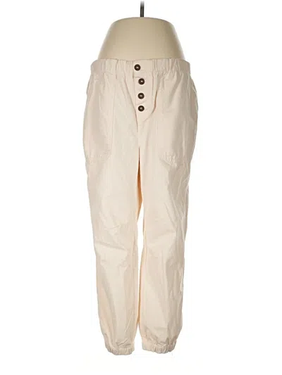 Pre-owned Free People Casual Pants In Ivory