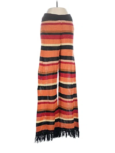 Pre-owned Free People Casual Pants In Orange