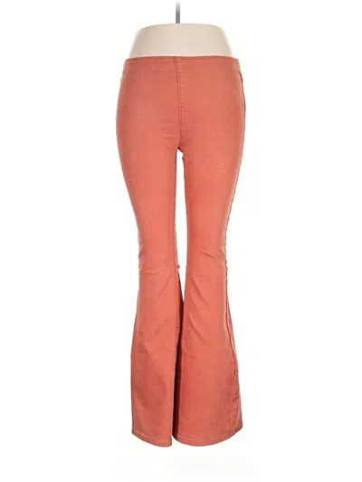 Pre-owned Free People Casual Pants In Orange