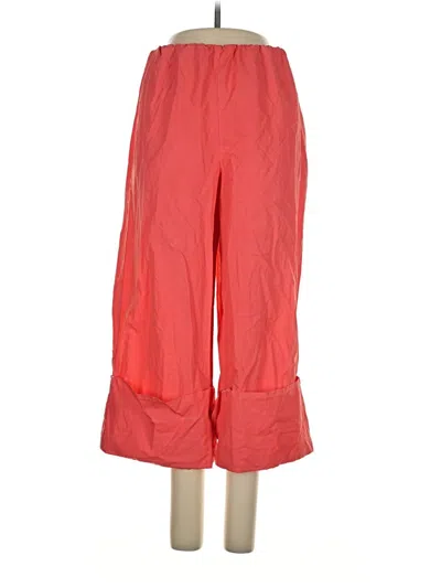Pre-owned Free People Casual Pants In Red