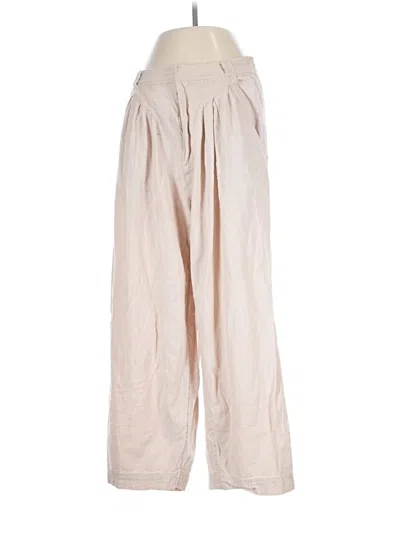 Pre-owned Free People Casual Pants In Tan