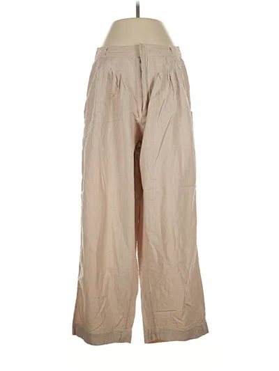 Pre-owned Free People Casual Pants In Tan