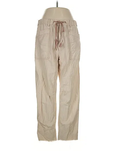 Pre-owned Free People Casual Pants In Tan