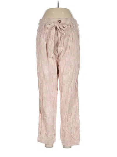 Pre-owned Free People Casual Pants In Tan