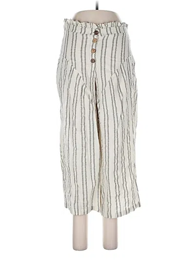 Pre-owned Free People Casual Pants In White