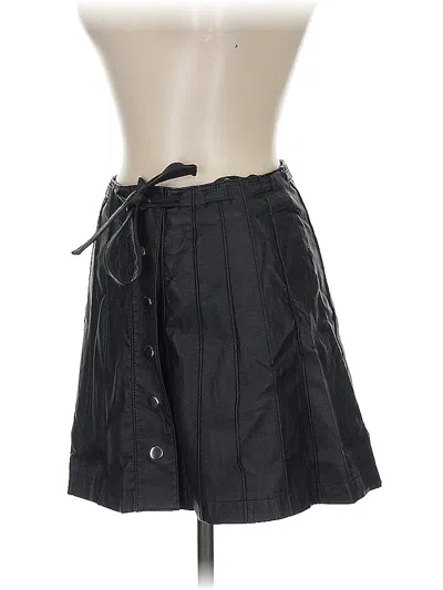 Pre-owned Free People Casual Skirt In Black