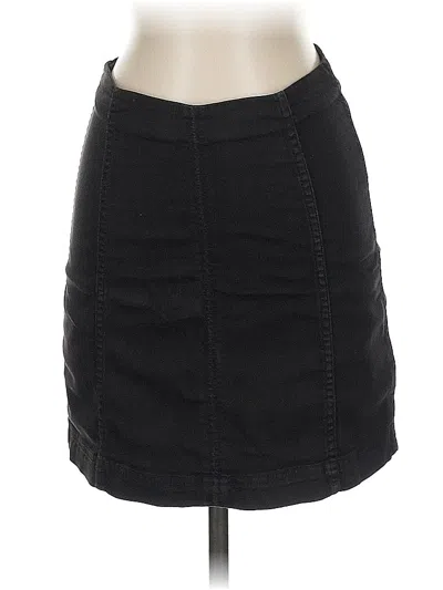 Pre-owned Free People Casual Skirt In Black