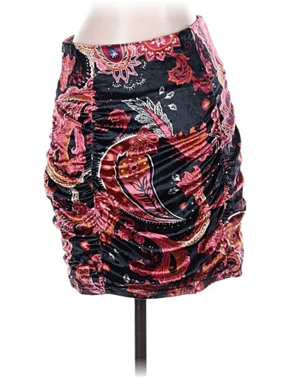 Pre-owned Free People Casual Skirt In Black