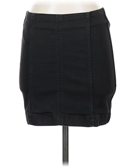 Pre-owned Free People Casual Skirt In Black
