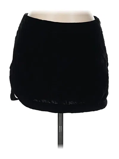 Pre-owned Free People Casual Skirt In Black