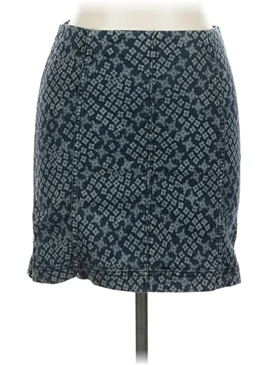 Pre-owned Free People Casual Skirt In Blue