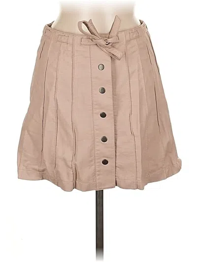 Pre-owned Free People Casual Skirt In Brown