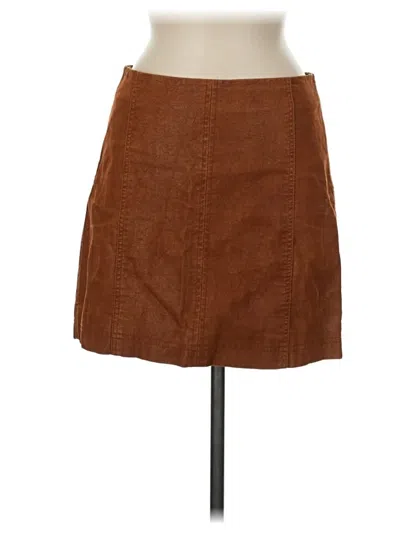 Pre-owned Free People Casual Skirt In Brown
