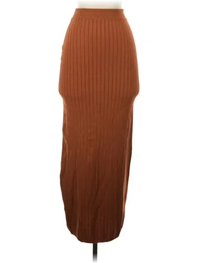 Pre-owned Free People Casual Skirt In Brown