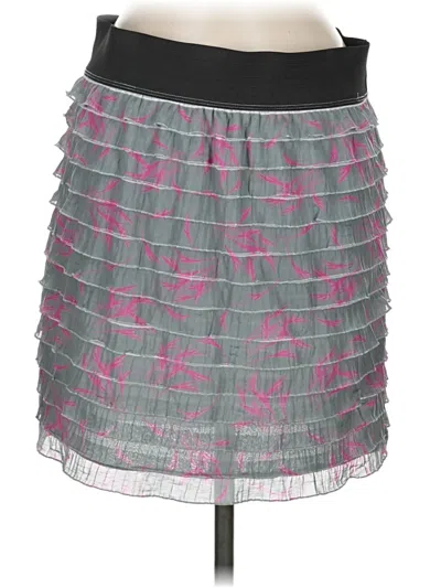 Pre-owned Free People Casual Skirt In Gray